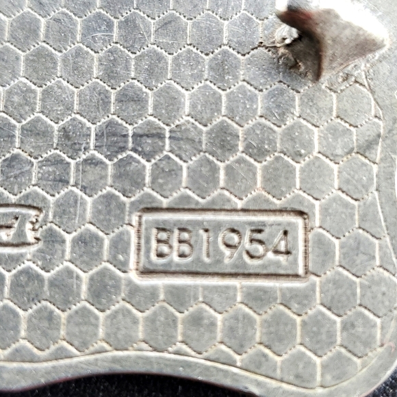 Vintage Dixie Darlin' Belt Buckle Red Blue Stars Enamel Made in the USA - Picture 5 of 7